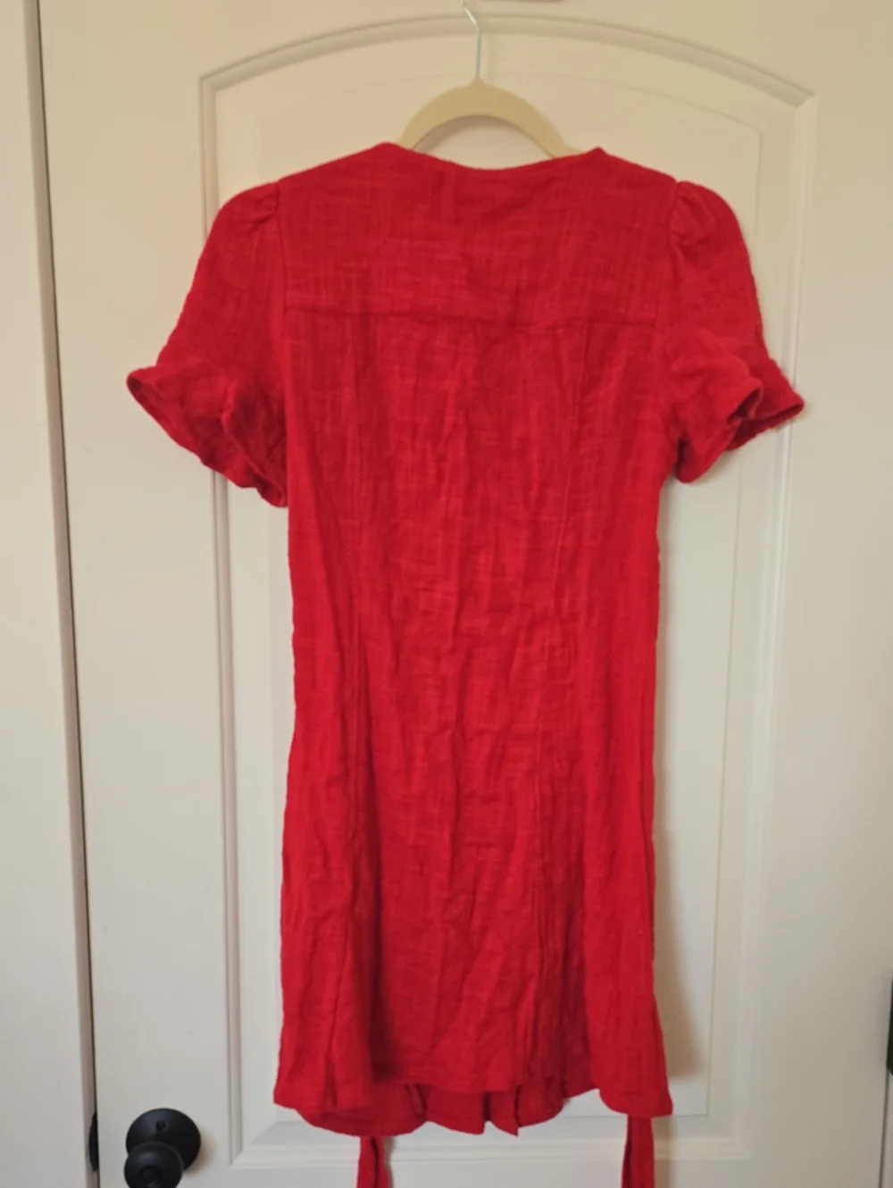 Free People Button Down Tie Dress